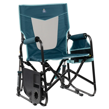 Stowaway Rocker™ with Side Table - Picnic Setup