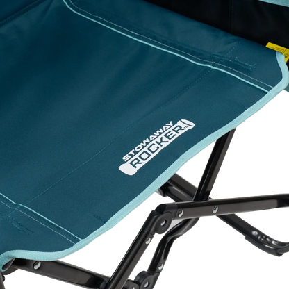 Stowaway Rocker™ with Side Table - Picnic Setup