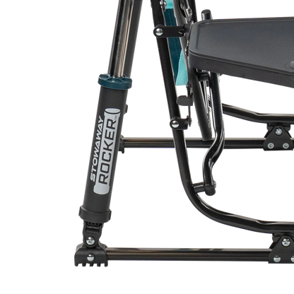 Stowaway Rocker™ with Side Table - Picnic Setup